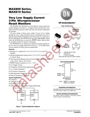 MAX809JTR datasheet  